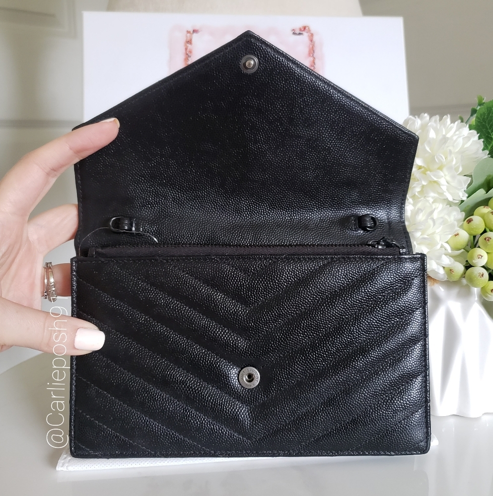 **SOLD** Authentic Pre-owned Yves Saint Laurent Envelope Cassandre - Picture 7 of 16